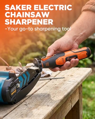 Saker Electric Chainsaw Sharpener Kit,Chain Saw Sharpener Tool