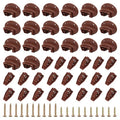 20 Set Drawer Guide Kit Enhanced Commercial Slide Style Drawers for Kenlin Rite-Trak II 168, Vaughan Bassett, Legacy, Replacement Dresser Drawer Slides Repair Kit with Roller - style: Drawer Slides 20 Pack