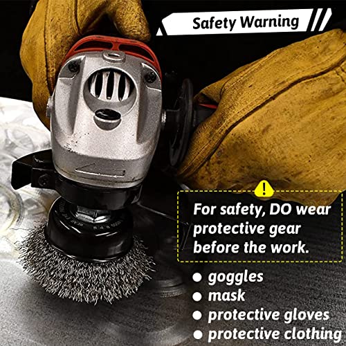 Double Elite Wire Brush for Drill Set 21 Pcs, Abrasive Wire Wheel for Drill 1/4 Inch Hex Shank, Drill Wire Brush Coarse Crimped Carbon Steel, Wire Brush Drill Attachments - style: mixed, 1/4" hex shank