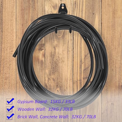 6 Pack Garage Hooks Heavy Duty, 4.9 inch Utility Steel Garage Hanger