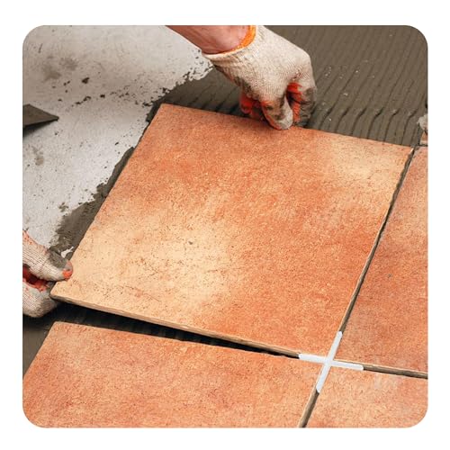 500 PCS 1/4 Inch Tile Spacers, High Quality Plastic Cross Leveling System, Accurate Floor & Wall Ceramic Tile Alignment Tools for DIY and Professional Installation, Consistent Gap Width - size: 1/4 Inch