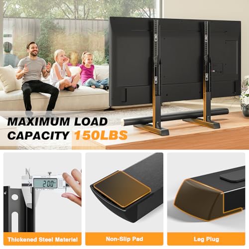 Universal TV Stand Legs Mount for 24-80 inch TVs - size: 24-80 inch