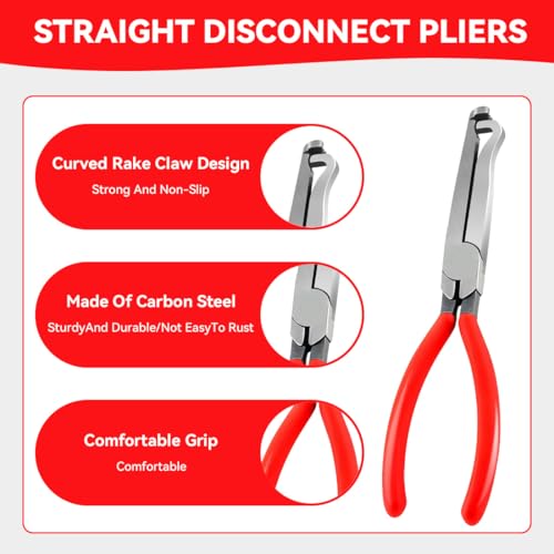 Automotive Electrical Disconnect Pliers Set, 4-Piece