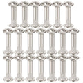 20 Sets Furniture Joint Connector Bolt & Cap Nuts Kits (20mm Sleeve) - size: M5 x 20mm