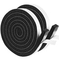 YIJUHOU Weather Stripping Door Seal Window Air Conditoner Insulation Foam Seal Tape Black Open Cell Door Seal Strip (1IN*1/2IN*13FT) - size: 1IN*1/2IN*13FT