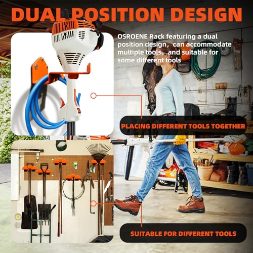 Weedeater Hanger, 1 Pack Weed Eater Hanger for Wall, Weed Wacker Holder - color: 1 PACK