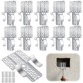 10 Pack 1/2 Inch Drywall Repair Clips, Wall Fastener Clips Stainless Steel