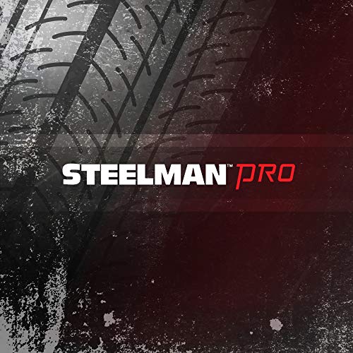 Steelman Pro 10-Piece Metric 6-Point Combination Wrench Set for Mechanics, Chrome Vanadium Alloy Steel, Angled Ends, Storage Rack Included - size: 10-piece