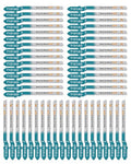 50pcs Jigsaw Blades T101AO for Wood - Curving Cut, 20TPI T-Shank Jigsaw Blades - size: T101AO