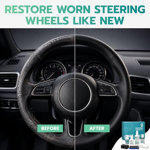 Geist. Steering Wheel Restoration Kit | Degrease and Refresh the colour of worn or scratched black steering wheels