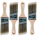 Vermeer Paint Brushes, 2 Inch Stubby Angled Paint Brush, Cut-in, 4 Pack