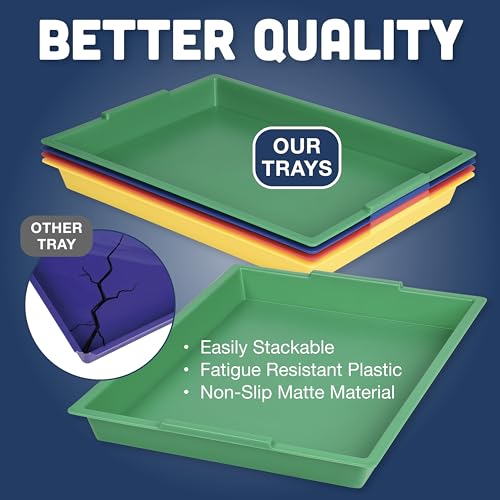 Constructive Playthings Messy Trays for Paint, Water and Sand Toys