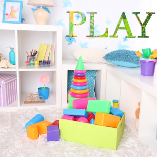 12 Inch Large Wooden Letters D for Wall Decor Unfinished Wood Letter Cutout | Paintable Alphabet Letter for DIY Wood Crafts Project 1/5 Inch Thick Cutouts Birthday Wedding Party Home Name Sign Decoration - color: D