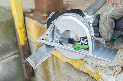 Genesis 5.8 Amp 4-3/4” Metal Cutting Circular Saw with Chip Collector and Metal Cutting Blade (GMCS547C)