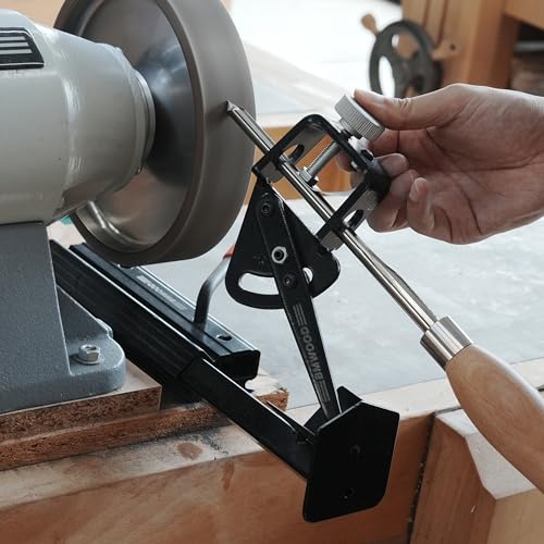 BG-VG Vari-Grind Attachment with Three Angles for Woodturning Chisels. - color: Bg-vg