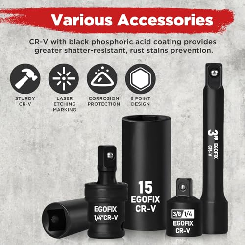 1/4" Socket Set 85 Piece, Metric Shallow/Deep Sockets (4-15mm) and SAE Shallow/Deep Sockets (5/32-9/16), Screwdriver Bit Set, Tool Kit for Home Use and Automotive Repair - color: 1/4-85pcs