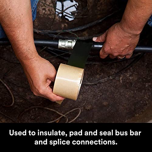3M 2228-1X10FT 054007507277 1x10 Rubb Mastic Tape, 1x10FT (Pack of 2) - size: 1 in x 10 ft (Pack of 2)