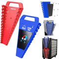 2-Pack Magnetic Wrench Organizer with Non-Slip Handle, 24-Slot Heavy-Duty Wrench Rack Holders for Toolbox & Drawer Storage, Fits SAE 1/4"-1-1/16" and Metric 6mm-24mm Wrenches - style: 24-Slot Large Handle / 2-Pack