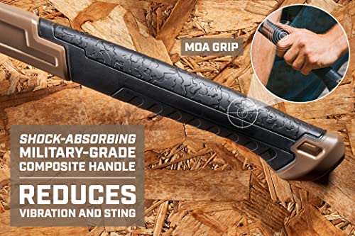Spec Ops Tools Fiberglass Hammer for Framing, Carpentry & Demolition, Rip Claw, Shock-Absorbing Grip, 13 Inch Handle 20 Oz with Soft Mallet Cap - size: 20 Oz Rip Claw with Mallet Cap