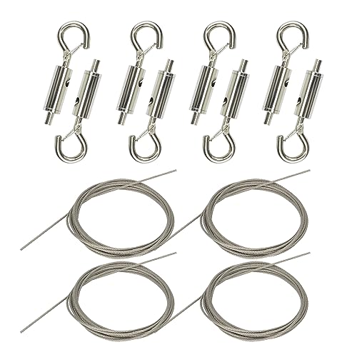 Picture Hanging kit,Mirror Hanging kit Adjustable Heavy Duty with Wire Hardware for Frame Mirror: 78 inch *1/16 50LB 4pack - size: 4 Pack