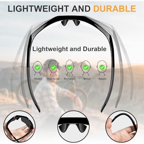 Safety Glasses for Men, Anti Scratch & UV Protection Work Glasses - color: 12 Pack Clear