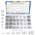 1670Pcs 304 Stainless Steel Metric Micro Screws Nuts Assortment Kit, M1 M1.2 M1.4 M1.6 M2 M2.5 Sizes, Phillips Pan Head Small Machine Screws for Arduino, Electronics, RC Models, DIY Projects