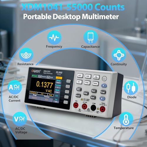 XDM1041 Multimeter Digital Multimeter AC/DC Voltage and Current Measurement - style: XDM1041(AC Power)