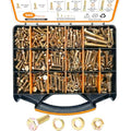 560PCS Grade 8 Nuts and Bolts Assortment Kit with Handy Box, 1/4-20, 5/16-18, 3/8-16, 1/2-13 High Quality SAE Bolt Assortment Kit, Heady Duty Grade 8 Alloy Steel with Yellow Zinc Plated - size: 560pcs 1/4-20 5/16-18 3/8-16 1/2-13