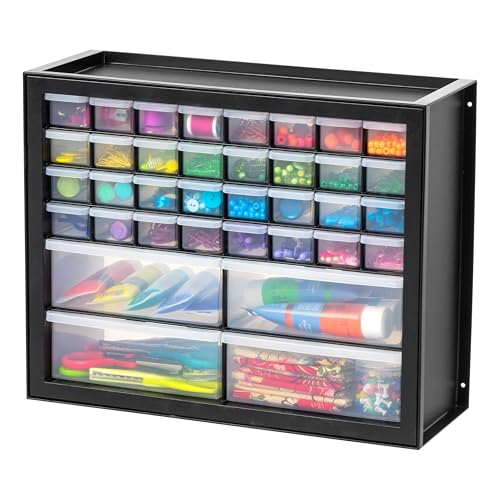 IRIS USA 36-Drawer Storage Cabinet, Garage Tool Screws, Made in USA, Black - color: Black, size: 36 Drawer
