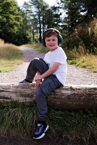 BANZ Kidz Earmuffs 2 Years & Older - Loud Noise Cancelling, Size Adjustable - color: Dark Green