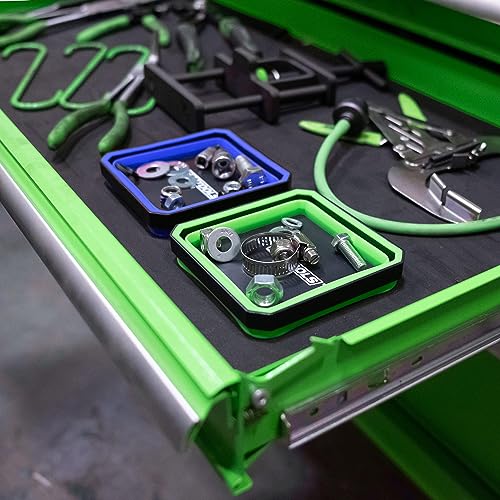 OEMTOOLS Collapsible Magnetic Tray Set 4-1/2" Magnetic Tray for Small Parts - style: 2-Pack
