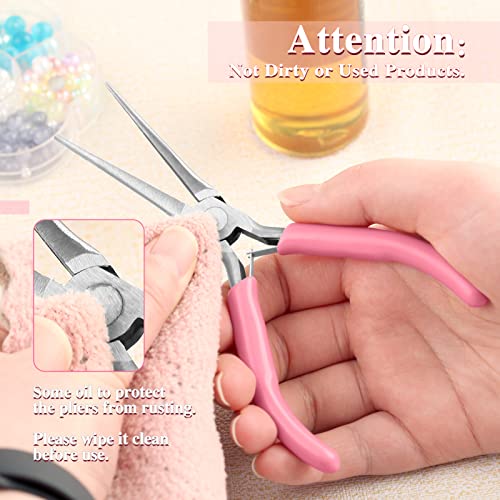 6-Inch Small Needle Nose Pliers for Jewelry Making, Smooth Jaws - style: Needle Nose Pliers