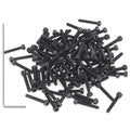 105 Pieces M2 x 10mm Socket Head Cap Screws, Thread Pitch 0.4mm, Sutemribor M2 Black Screws, 12.9 Grade Alloy Steel, Black Oxide Finish, Fully Threaded - size: M2 x 10mm, style: Socket Head