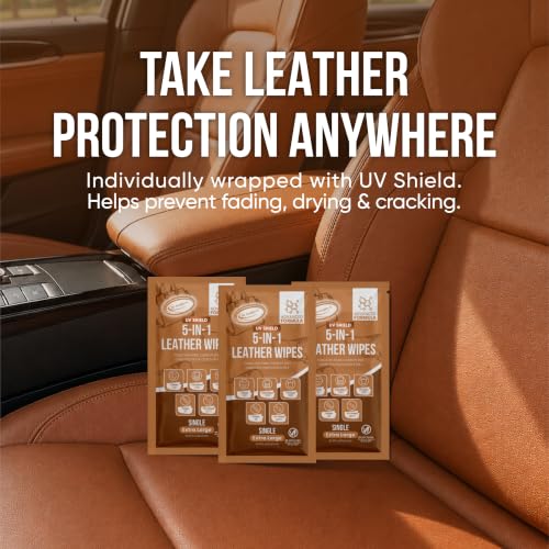 Air Jungles Leather Wipes 70 Ct + 5 of UV Protect Single Pack, XL 8 x 10 in - size: 75 Count (Pack of 1)