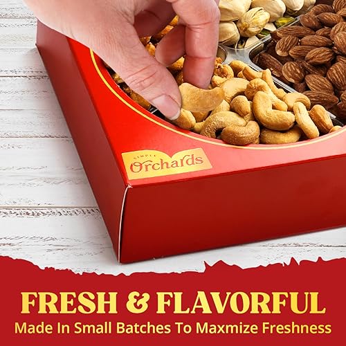 Nuts gift Basket of Cravings Gourmet Nuts Collection, Mixed Nut Gift Box - style: Small Platter