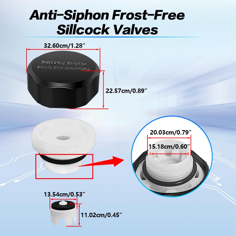 2PCS ASSE 1019-A Repair Kit(Fine Thread),Anti Siphon Valve Repair Kit