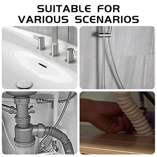 2pcs Multifunctional Sink Wrench Set, 7-in-1 Sink Wrench for Tight Spaces, Faucet Tool Set with Four‑jaw &7 Size, for Kitchen Bathroom, Under Basin Pipe & Angle Repair Plumbing Tools
