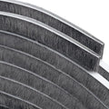 Brush Weather Stripping Door Window Seal,0.6" x0.4inx32.8FT - color: Gray, size: 0.6"x0.4inx32.8FT