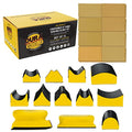 Dura-Gold 12-Piece Contoured Profile 4" Hand Sanding Block Set with 40 - size: 12-Piece