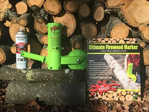 Mingo Firewood Marking Wheel -Chainsaw Firewood Measuring Tool Marking - Measuring Marker - Mingo Marker Firewood Cutting Tools - Firewood Logging Tools (16" Marking Wheel) - size: 16" Marking Wheel