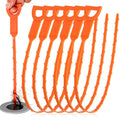 Drain Snake Clog Remover - 6 Pack 20 Inch Flexible Hair Tool - style: Drain Snake 6pcs