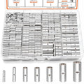 mankk 503PCS 26-6AWG Non Insulated Butt Connectors Kit - color: 503PCS 26-6AWG Kit-Non Insulated