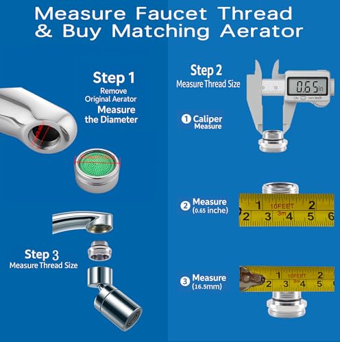 Faucet Aerator Adapter, M16.5 Male to 55/64" Male Adapter(M16.5-M22) - color: Silver, size: M16.5-M22