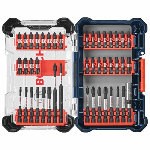 Bosch SDMSD44 44 pc. Driven Impact Screwdriving Custom Case Set