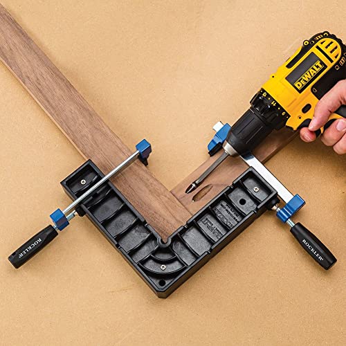 Rockler Clamp-It Assembly Square, 90° Right Angle Clamp for Woodworking