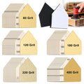 102PCS Detail Sander Sandpaper: Compatible with Milwaukee M12