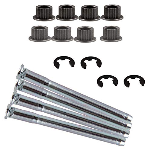 LEDAUT Door Hinge Pin and Bushing Repair Kits (4 pins 2 Door) for 1994-2004 Chevy S10 & GMC S15 - size: OT270