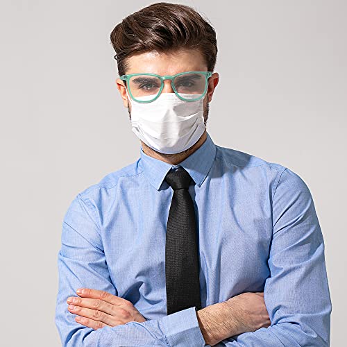 Stylish Safety Glasses, Clear Anti-Fog Anti-Scratch Protective Glasses For Men And Women - color: Light Blue