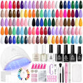 Beetles 69 Pcs Gel Nail Polish Kit with U V Light - 35 Color Gel Polish Kit - color: Emotional Spectrum - 35 Colors (69 Pcs)