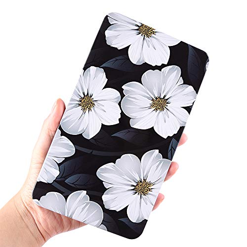 qianshan 40Pcs Empty Half Pans Watercolor Tin Palette with Magnetic Stripe - color: Flower